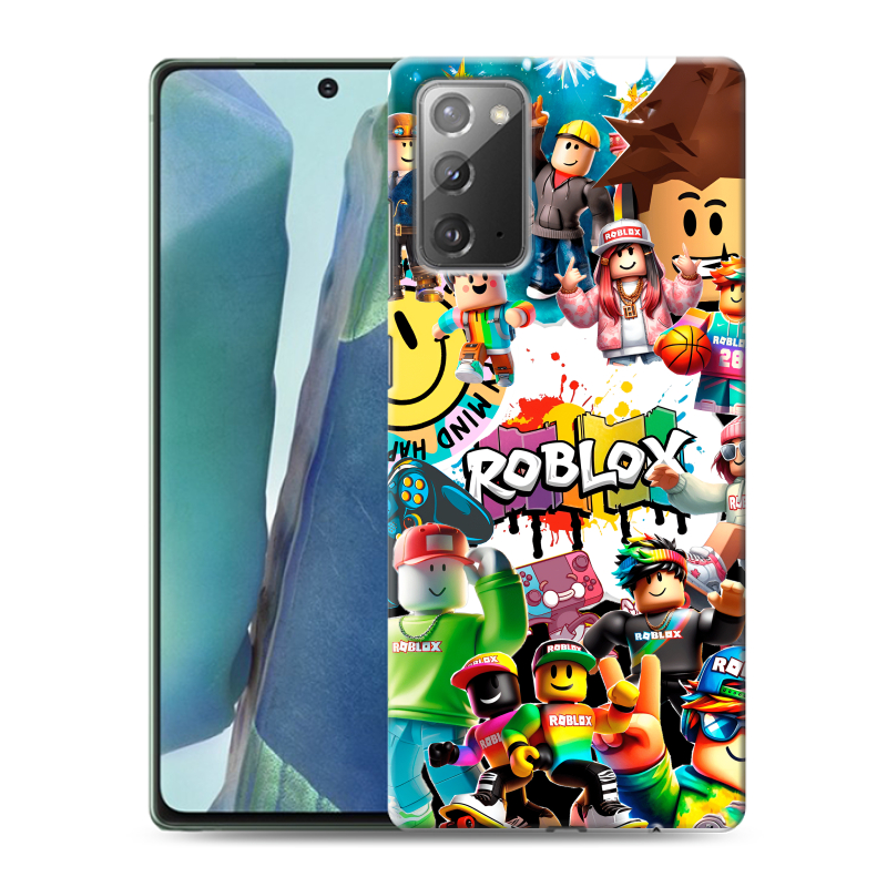 Пластиковый чехол на Samsung Galaxy Note 20 с принтом Roblox Роблокс Пластиковый чехол на Samsung Galaxy Note 20 с принтом Roblox Роблокс
