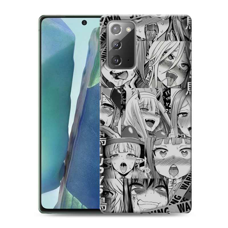 Силиконовый чехол на Samsung Galaxy Note 20 с принтом Ahegao Ахегао Аниме Силиконовый чехол на Samsung Galaxy Note 20 с принтом Ahegao Ахегао Аниме