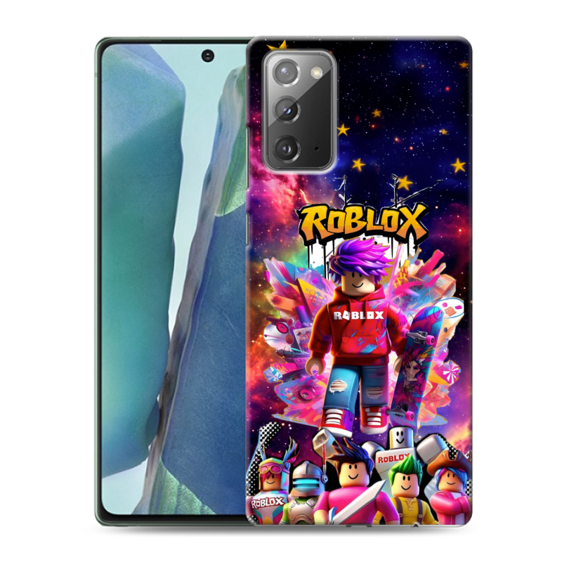 Пластиковый чехол на Samsung Galaxy Note 20 с принтом Roblox Роблокс Пластиковый чехол на Samsung Galaxy Note 20 с принтом Roblox Роблокс