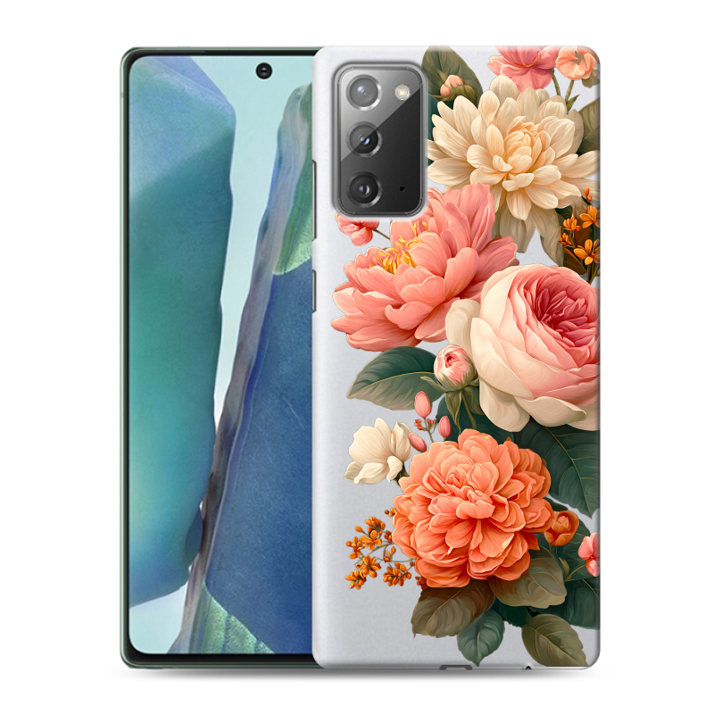 Силиконовый чехол на Samsung Galaxy Note 20 с принтом цветы Силиконовый чехол на Samsung Galaxy Note 20 с принтом цветы