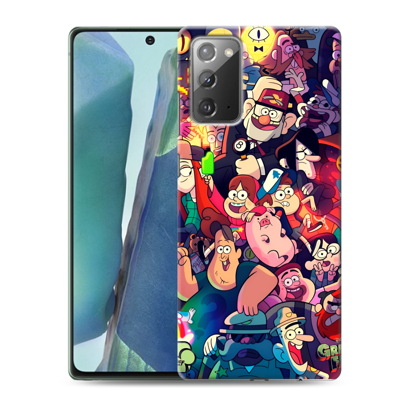 Пластиковый чехол на Samsung Galaxy Note 20 с принтом Gravity Falls Гравити Фолз Пластиковый чехол на Samsung Galaxy Note 20 с принтом Gravity Falls Гравити Фолз
