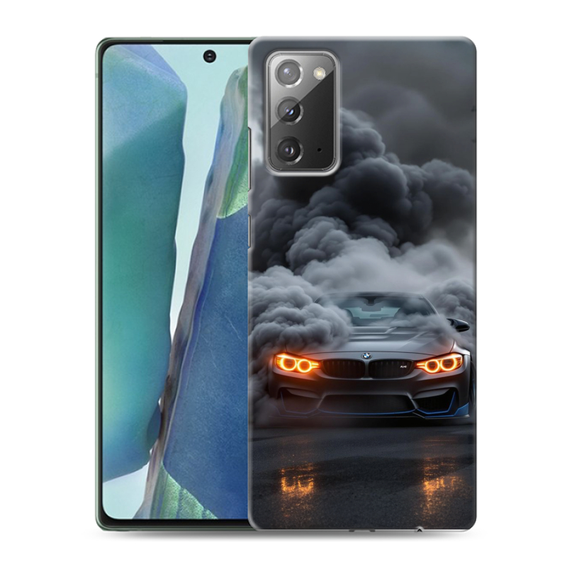 Силиконовый противоударный чехол на Samsung Galaxy Note 20 с принтом BMW БМВ Силиконовый противоударный чехол на Samsung Galaxy Note 20 с принтом BMW БМВ