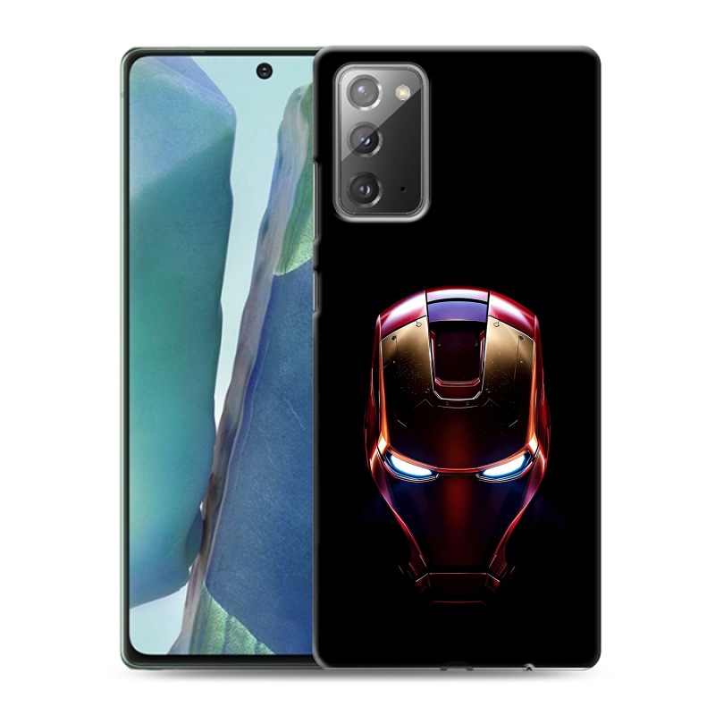 Силиконовый противоударный чехол на Samsung Galaxy Note 20 с принтом IronMan Железный человек Силиконовый противоударный чехол на Samsung Galaxy Note 20 с принтом IronMan Железный человек