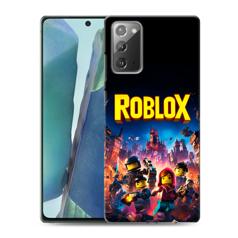 Силиконовый противоударный чехол на Samsung Galaxy Note 20 с принтом Roblox Роблокс Силиконовый противоударный чехол на Samsung Galaxy Note 20 с принтом Roblox Роблокс