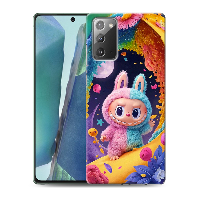 Силиконовый чехол на Samsung Galaxy Note 20 с принтом Labubu Лабубу Силиконовый чехол на Samsung Galaxy Note 20 с принтом Labubu Лабубу