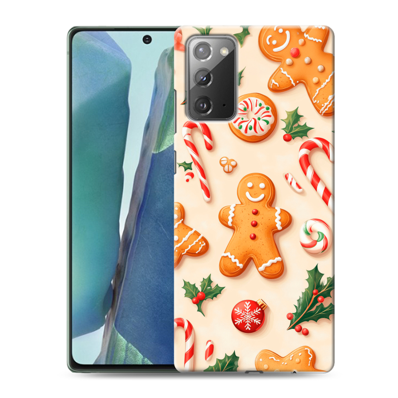 Силиконовый противоударный чехол на Samsung Galaxy Note 20 с принтом Новый год Силиконовый противоударный чехол на Samsung Galaxy Note 20 с принтом Новый год