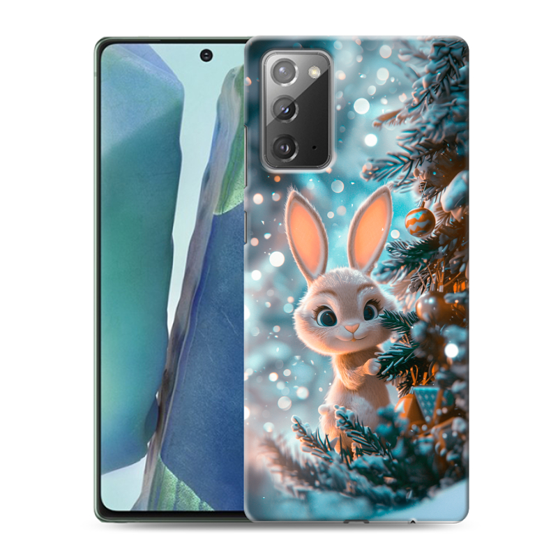 Силиконовый чехол на Samsung Galaxy Note 20 с принтом Новый год Силиконовый чехол на Samsung Galaxy Note 20 с принтом Новый год
