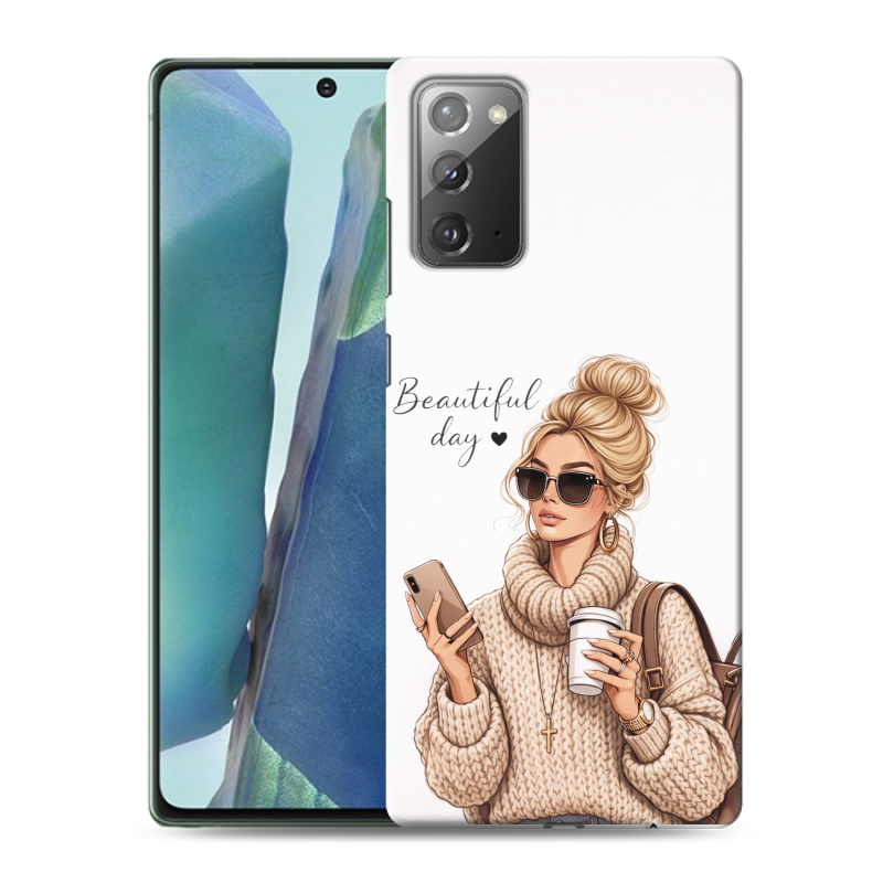Силиконовый чехол на Samsung Galaxy Note 20 с принтом женский Силиконовый чехол на Samsung Galaxy Note 20 с принтом женский