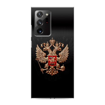 Силиконовый чехол на Samsung Galaxy Note 20 Ultra с принтом Герб России Силиконовый чехол на Samsung Galaxy Note 20 Ultra с принтом Герб России
