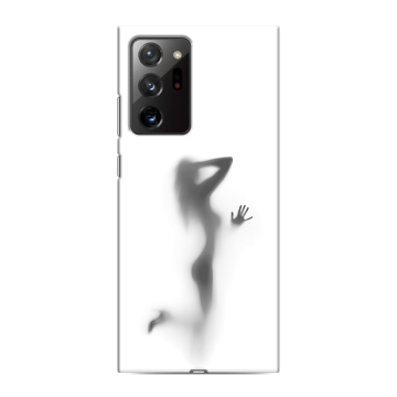 Силиконовый чехол на Samsung Galaxy Note 20 Ultra с принтом Силуэт