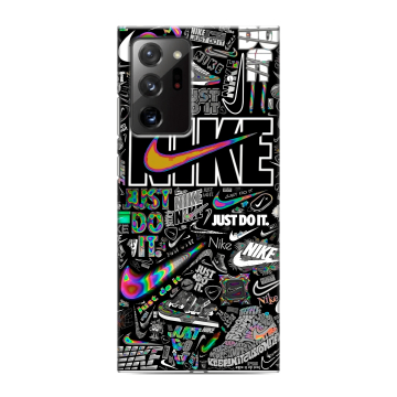 Силиконовый чехол на Samsung Galaxy Note 20 Ultra с принтом Найк Силиконовый чехол на Samsung Galaxy Note 20 Ultra с принтом Найк