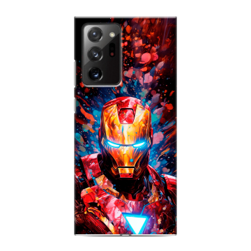 Силиконовый чехол на Samsung Galaxy Note 20 Ultra с принтом Железный человек Ironman Силиконовый чехол на Samsung Galaxy Note 20 Ultra с принтом Железный человек Ironman