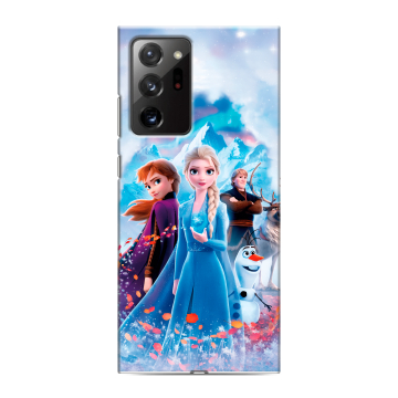 Силиконовый чехол на Samsung Galaxy Note 20 Ultra с принтом Холодное сердце Frozen Силиконовый чехол на Samsung Galaxy Note 20 Ultra с принтом Холодное сердце Frozen