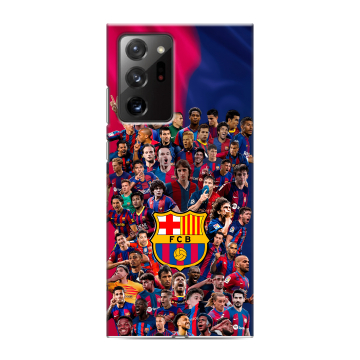 Силиконовый чехол на Samsung Galaxy Note 20 Ultra с принтом Барселона Barcelona