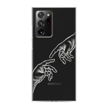 Силиконовый чехол на Samsung Galaxy Note 20 Ultra с принтом Сотворение мира Силиконовый чехол на Samsung Galaxy Note 20 Ultra с принтом Сотворение мира