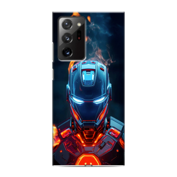 Силиконовый чехол на Samsung Galaxy Note 20 Ultra с принтом IronMan Железный человек Силиконовый чехол на Samsung Galaxy Note 20 Ultra с принтом IronMan Железный человек
