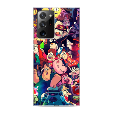 Силиконовый чехол на Samsung Galaxy Note 20 Ultra с принтом Gravity Falls Гравити Фолз Силиконовый чехол на Samsung Galaxy Note 20 Ultra с принтом Gravity Falls Гравити Фолз