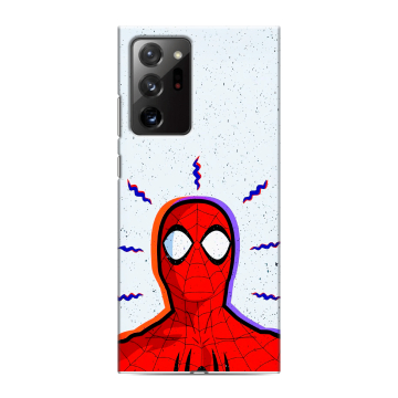 Силиконовый чехол на Samsung Galaxy Note 20 Ultra с принтом Spiderman Человек паук Силиконовый чехол на Samsung Galaxy Note 20 Ultra с принтом Spiderman Человек паук
