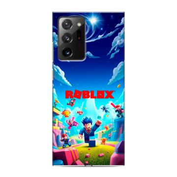 Силиконовый чехол на Samsung Galaxy Note 20 Ultra с принтом Roblox Роблокс Силиконовый чехол на Samsung Galaxy Note 20 Ultra с принтом Roblox Роблокс