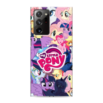 Силиконовый чехол на Samsung Galaxy Note 20 Ultra с принтом My little pony Дружба чудо Силиконовый чехол на Samsung Galaxy Note 20 Ultra с принтом My little pony Дружба чудо