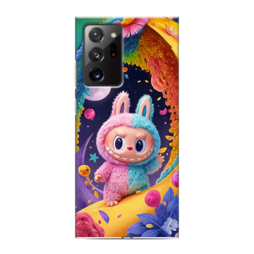 Силиконовый чехол на Samsung Galaxy Note 20 Ultra с принтом Labubu Лабубу Силиконовый чехол на Samsung Galaxy Note 20 Ultra с принтом Labubu Лабубу