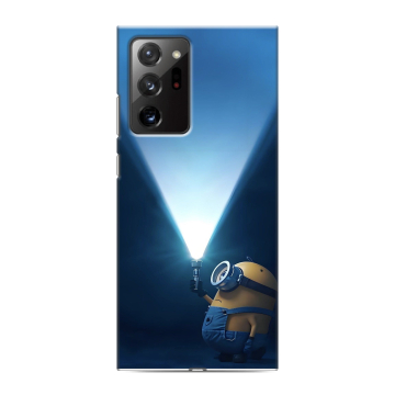 Силиконовый чехол на Samsung Galaxy Note 20 Ultra с принтом Миньоны Силиконовый чехол на Samsung Galaxy Note 20 Ultra с принтом Миньоны