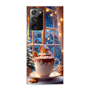 Силиконовый чехол на Samsung Galaxy Note 20 Ultra с принтом Новый год Силиконовый чехол на Samsung Galaxy Note 20 Ultra с принтом Новый год