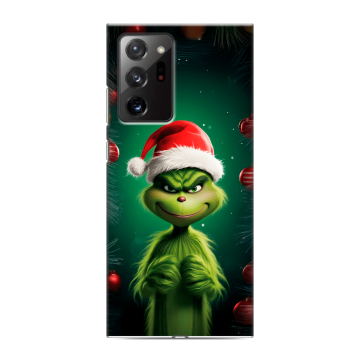Силиконовый чехол на Samsung Galaxy Note 20 Ultra с принтом Гринч Новый год Рождество Силиконовый чехол на Samsung Galaxy Note 20 Ultra с принтом Гринч Новый год Рождество