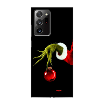 Силиконовый чехол на Samsung Galaxy Note 20 Ultra с принтом Новый год Гринч Силиконовый чехол на Samsung Galaxy Note 20 Ultra с принтом Новый год Гринч
