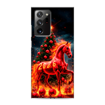 Силиконовый чехол на Samsung Galaxy Note 20 Ultra с принтом Новый год Силиконовый чехол на Samsung Galaxy Note 20 Ultra с принтом Новый год