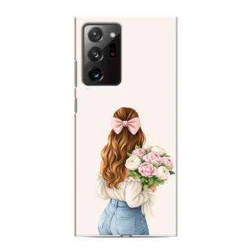 Силиконовый чехол на Samsung Galaxy Note 20 Ultra с принтом женский Силиконовый чехол на Samsung Galaxy Note 20 Ultra с принтом женский
