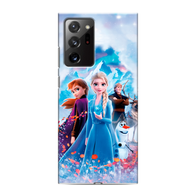 Силиконовый чехол на Samsung Galaxy Note 20 Ultra с принтом Холодное сердце Frozen Силиконовый чехол на Samsung Galaxy Note 20 Ultra с принтом Холодное сердце Frozen