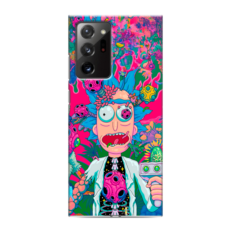 Силиконовый противоударный чехол на Samsung Galaxy Note 20 Ultra с принтом Рик и Морти Rick Morty Силиконовый противоударный чехол на Samsung Galaxy Note 20 Ultra с принтом Рик и Морти Rick Morty