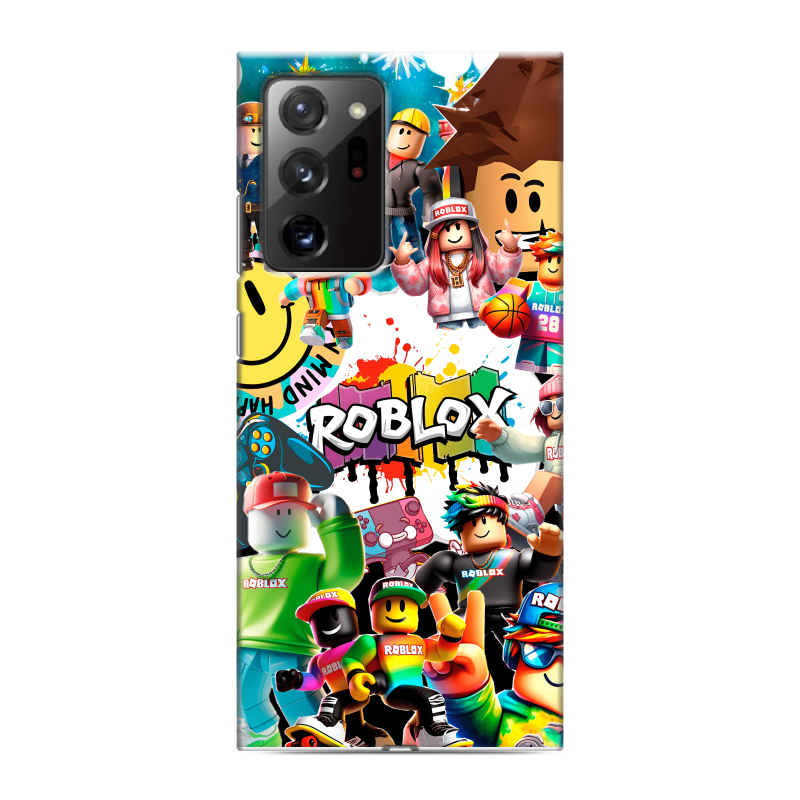 Силиконовый чехол на Samsung Galaxy Note 20 Ultra с принтом Roblox Роблокс Силиконовый чехол на Samsung Galaxy Note 20 Ultra с принтом Roblox Роблокс