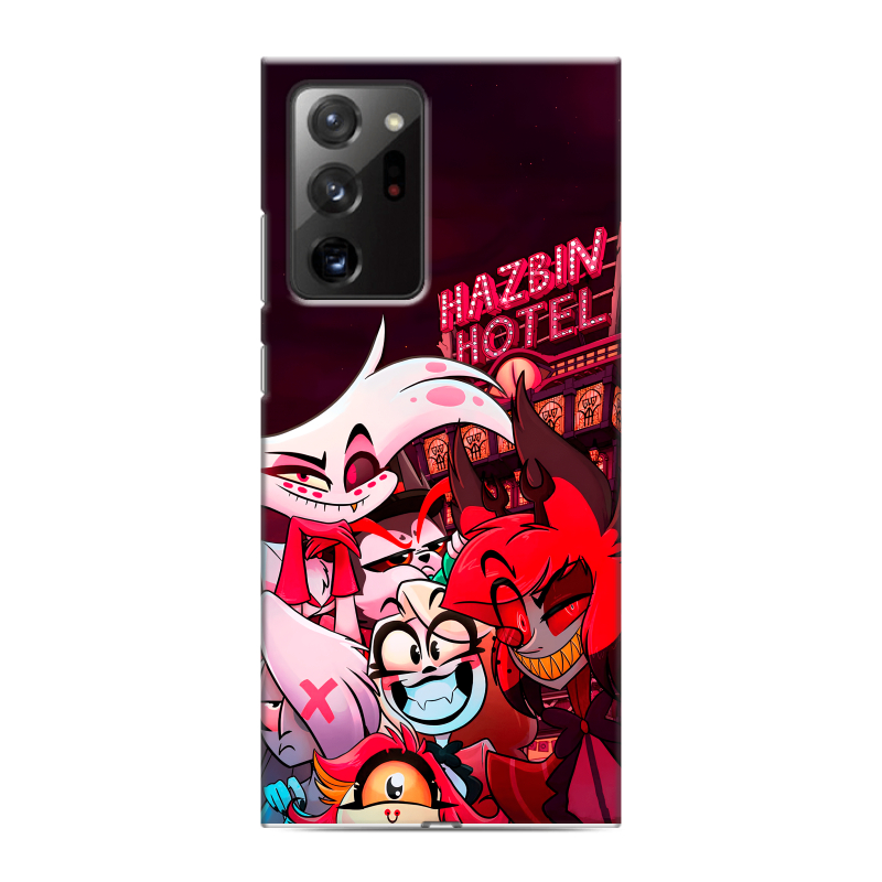 Силиконовый чехол на Samsung Galaxy Note 20 Ultra с принтом Hazbin Hotel Отель Хазбин Силиконовый чехол на Samsung Galaxy Note 20 Ultra с принтом Hazbin Hotel Отель Хазбин
