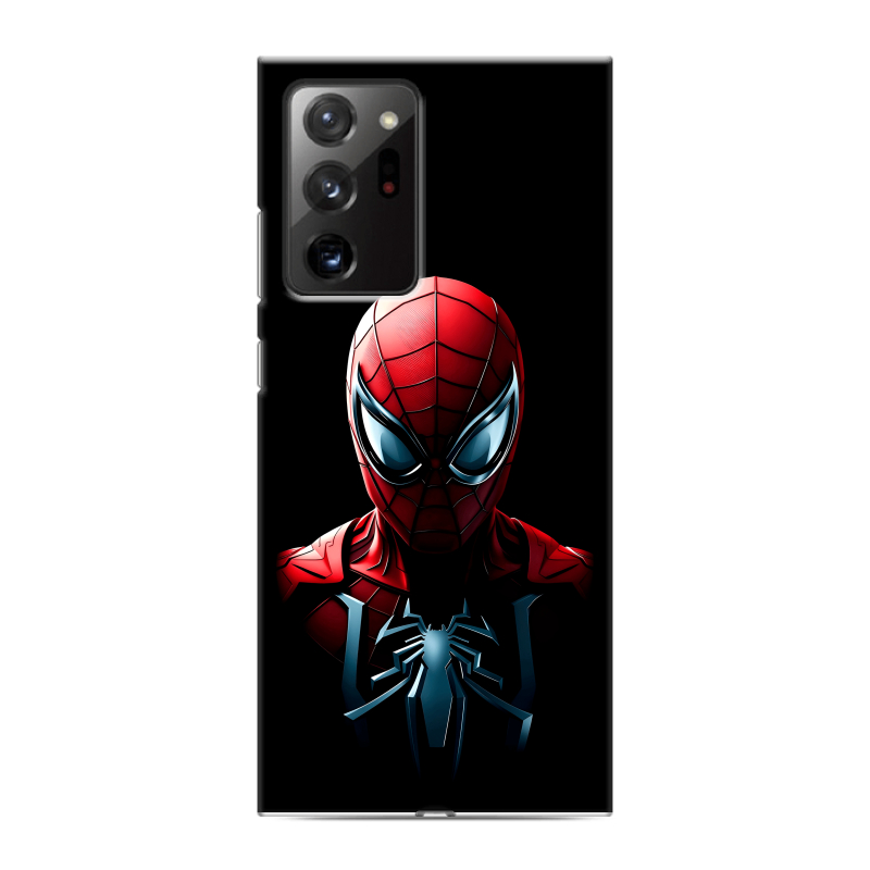 Силиконовый противоударный чехол на Samsung Galaxy Note 20 Ultra с принтом Spiderman Человек паук Силиконовый противоударный чехол на Samsung Galaxy Note 20 Ultra с принтом Spiderman Человек паук