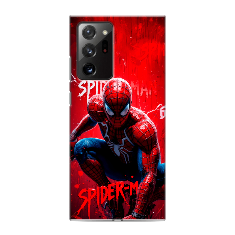 Силиконовый чехол на Samsung Galaxy Note 20 Ultra с принтом Spiderman Человек паук Силиконовый чехол на Samsung Galaxy Note 20 Ultra с принтом Spiderman Человек паук