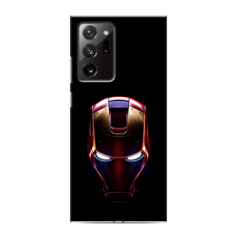 Силиконовый противоударный чехол на Samsung Galaxy Note 20 Ultra с принтом IronMan Железный человек Силиконовый противоударный чехол на Samsung Galaxy Note 20 Ultra с принтом IronMan Железный человек