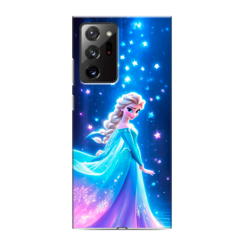 Силиконовый противоударный чехол на Samsung Galaxy Note 20 Ultra с принтом Холодное сердце Frozen Силиконовый противоударный чехол на Samsung Galaxy Note 20 Ultra с принтом Холодное сердце Frozen