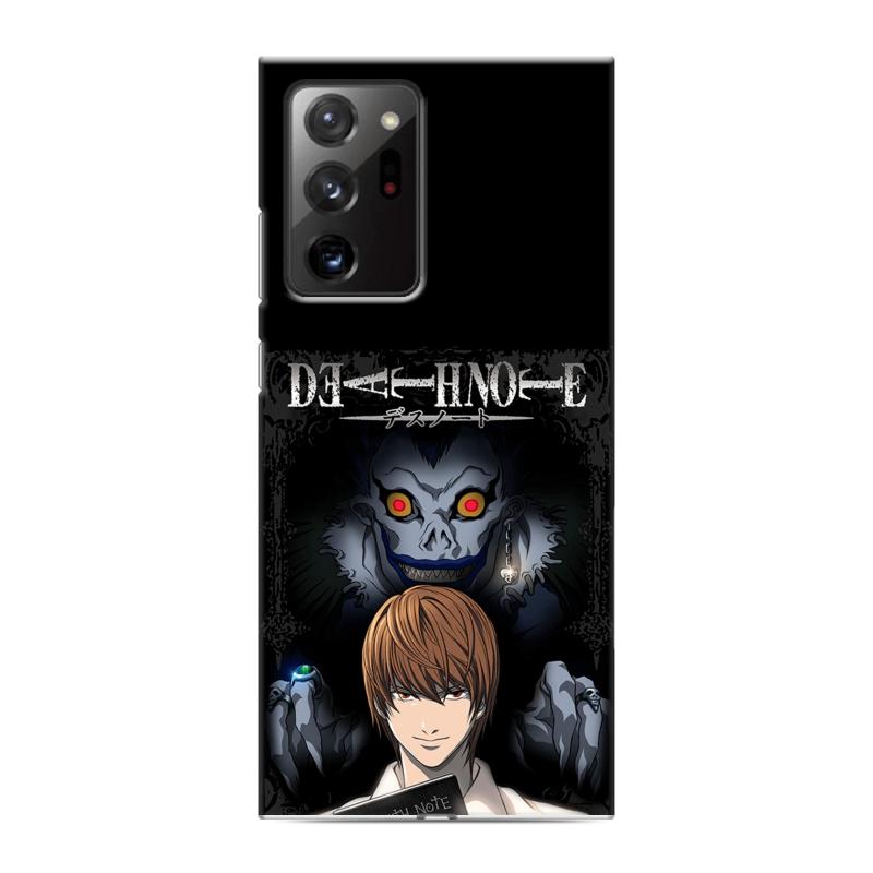 Силиконовый противоударный чехол на Samsung Galaxy Note 20 Ultra с принтом Death note Тетрадь смерти Силиконовый противоударный чехол на Samsung Galaxy Note 20 Ultra с принтом Death note Тетрадь смерти