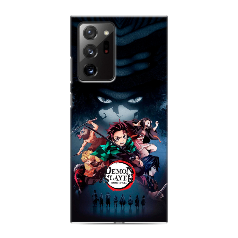 Силиконовый противоударный чехол на Samsung Galaxy Note 20 Ultra с принтом Demon Slayer Клинок рассекающий демонов Силиконовый противоударный чехол на Samsung Galaxy Note 20 Ultra с принтом Demon Slayer Клинок рассекающий демонов