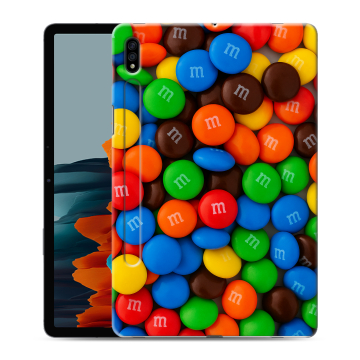 Силиконовый чехол на планшета Samsung Galaxy Tab S7 с принтом Конфеты Силиконовый чехол на планшета Samsung Galaxy Tab S7 с принтом Конфеты