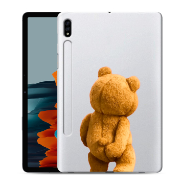Силиконовый чехол на Samsung Galaxy Tab S7 с принтом Медведь Силиконовый чехол на Samsung Galaxy Tab S7 с принтом Медведь