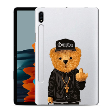 Силиконовый чехол на Samsung Galaxy Tab S7 с принтом Плюшевый медведь Силиконовый чехол на Samsung Galaxy Tab S7 с принтом Плюшевый медведь