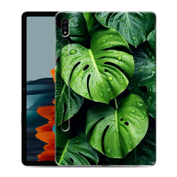 Силиконовый чехол на Samsung Galaxy Tab S7 с принтом Листья Силиконовый чехол на Samsung Galaxy Tab S7 с принтом Листья