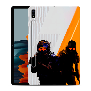 Силиконовый чехол на Samsung Galaxy Tab S7 с принтом Контер страйк Counter strike Силиконовый чехол на Samsung Galaxy Tab S7 с принтом Контер страйк Counter strike