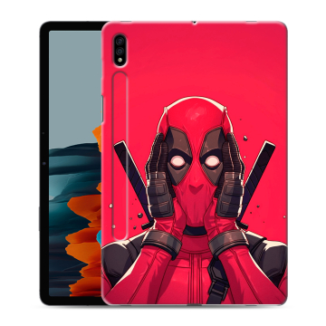 Силиконовый чехол на Samsung Galaxy Tab S7 с принтом Дедпул Deadpool Силиконовый чехол на Samsung Galaxy Tab S7 с принтом Дедпул Deadpool