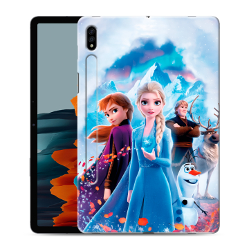 Силиконовый чехол на Samsung Galaxy Tab S7 с принтом Холодное сердце Frozen Силиконовый чехол на Samsung Galaxy Tab S7 с принтом Холодное сердце Frozen