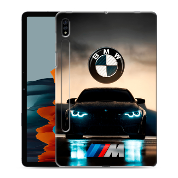 Силиконовый чехол на Samsung Galaxy Tab S7 с принтом БМВ BMW