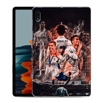 Силиконовый чехол на Samsung Galaxy Tab S7 с принтом Реал Роналдо Real Ronaldo Силиконовый чехол на Samsung Galaxy Tab S7 с принтом Реал Роналдо Real Ronaldo